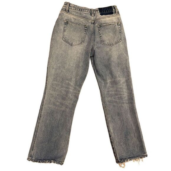 Flying Monkey Ultra High Rise Straight Leg Jeans Destroyed Distressed The Buckle - Picture 2 of 15